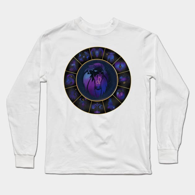 Leo: The lion Long Sleeve T-Shirt by AmicableApparel